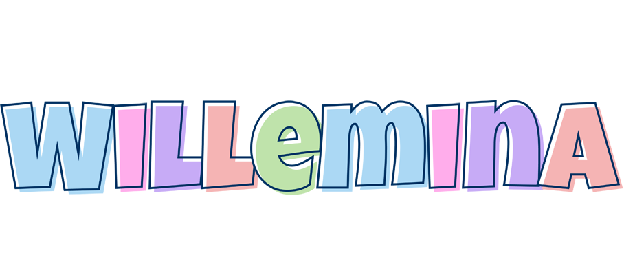 Willemina pastel logo