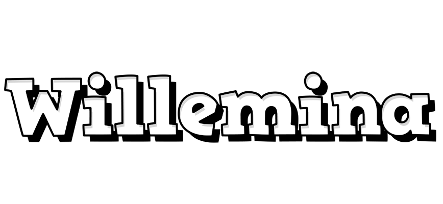 Willemina snowing logo