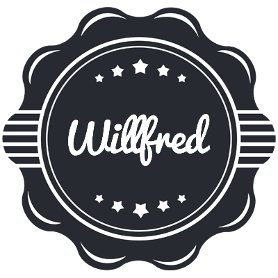 Willfred badge logo