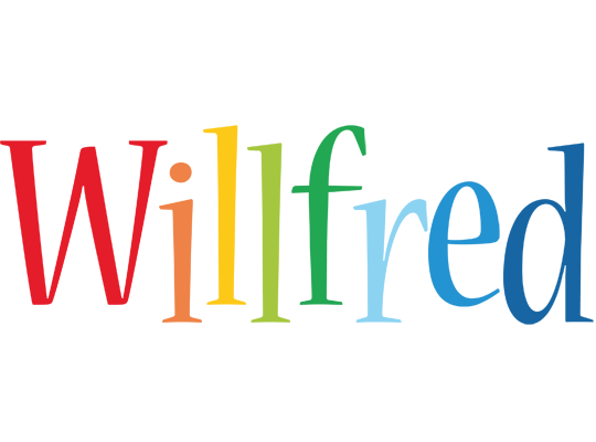 Willfred birthday logo