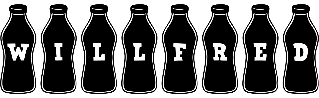 Willfred bottle logo