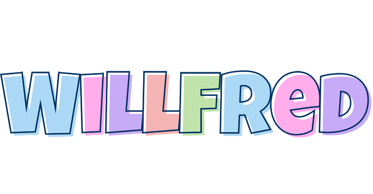 Willfred pastel logo