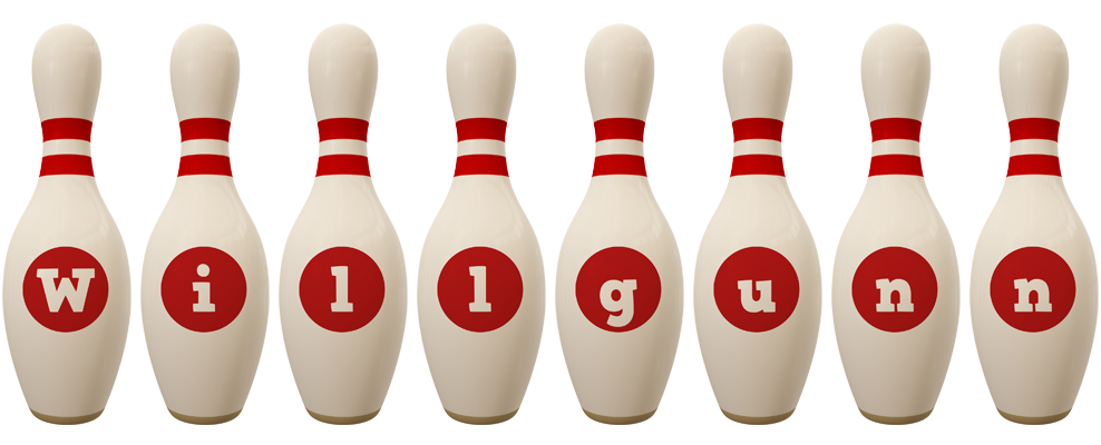Willgunn bowling-pin logo