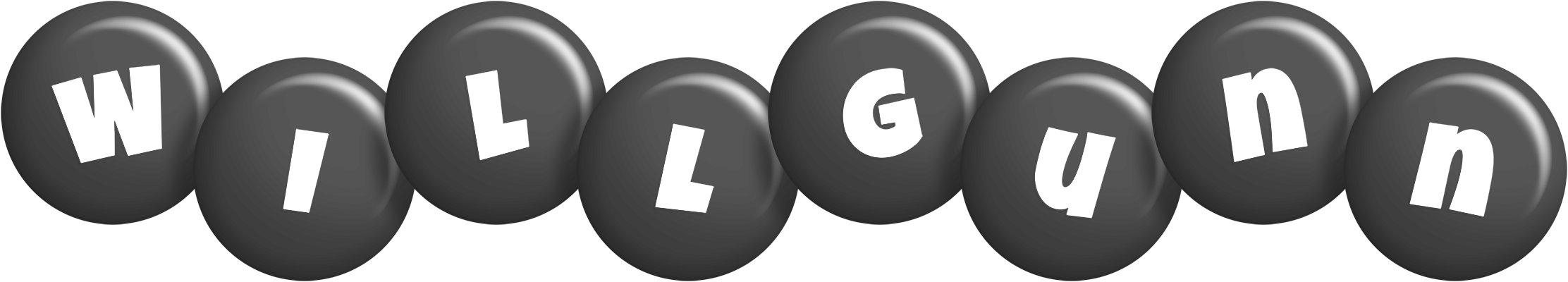 Willgunn candy-black logo