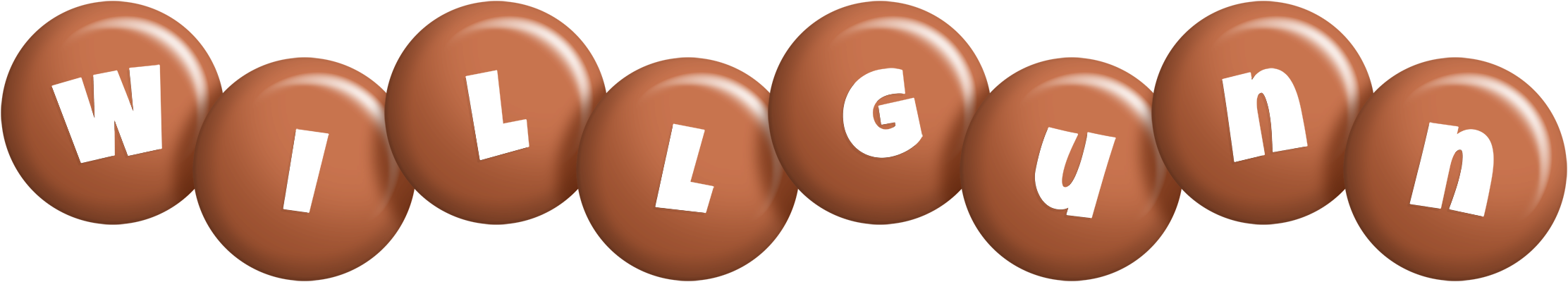 Willgunn candy-brown logo