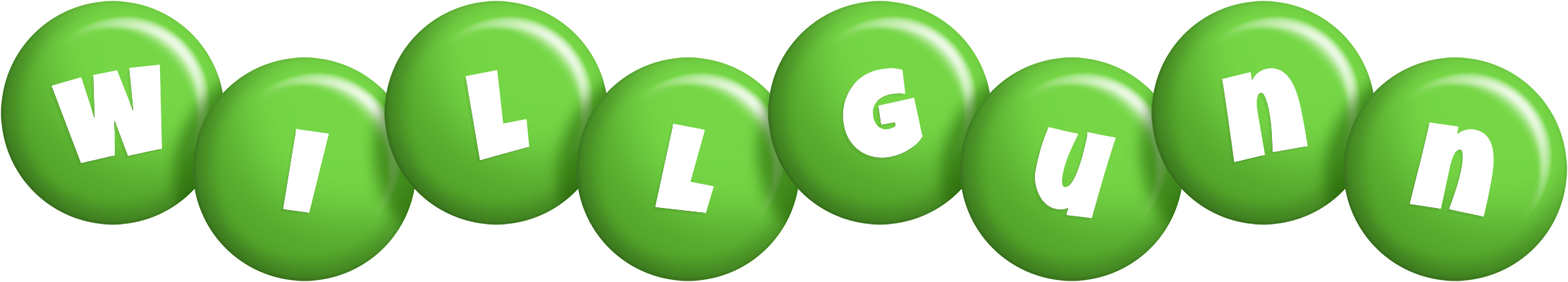 Willgunn candy-green logo