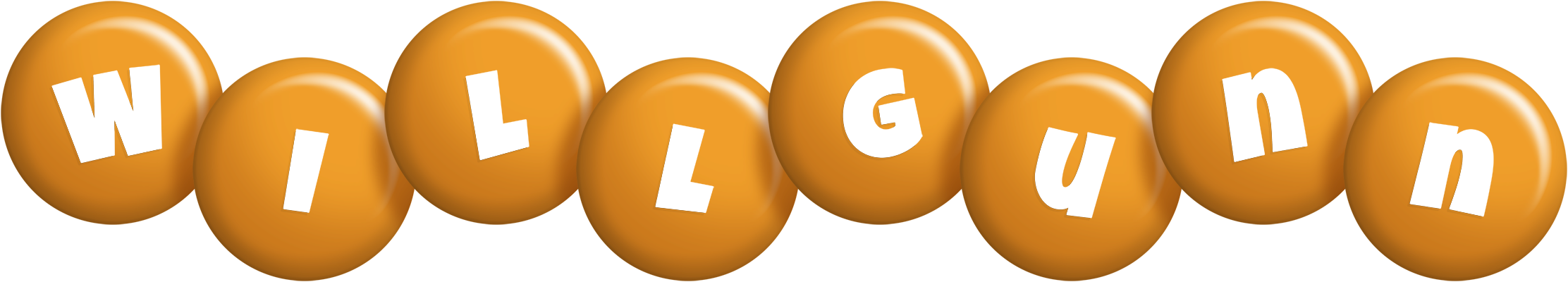 Willgunn candy-orange logo