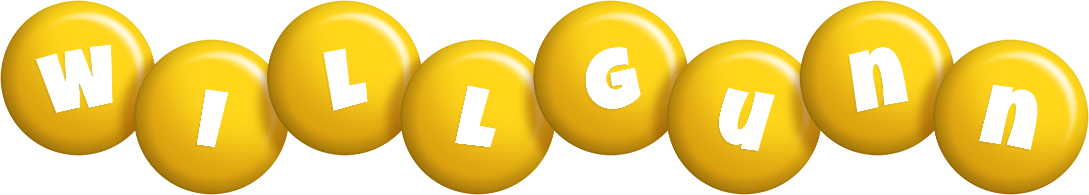 Willgunn candy-yellow logo