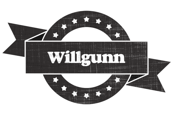 Willgunn grunge logo