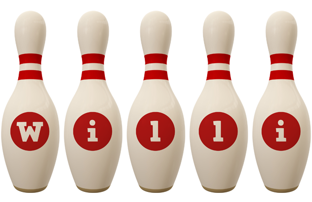 Willi bowling-pin logo