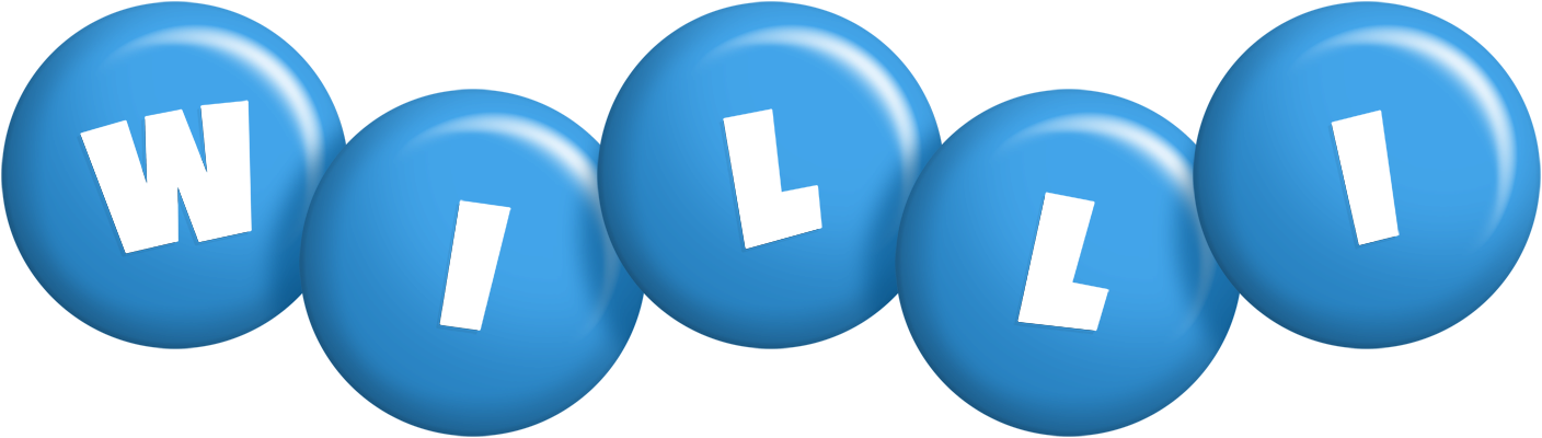 Willi candy-blue logo