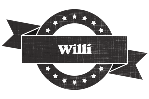 Willi grunge logo