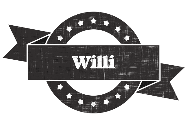 Willi grunge logo