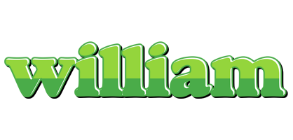 William apple logo