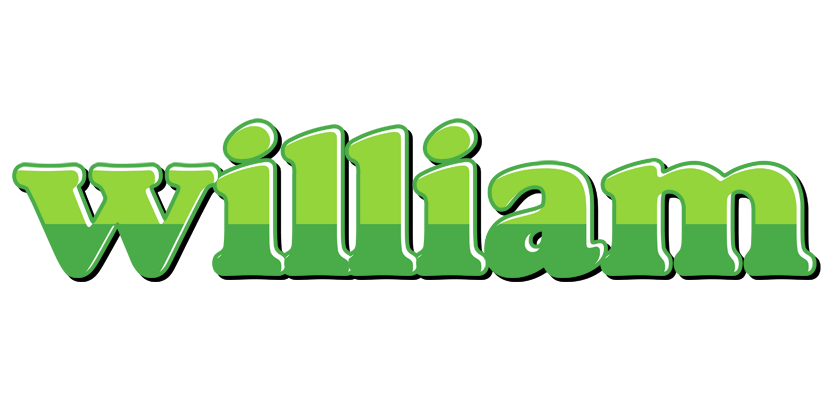 William apple logo