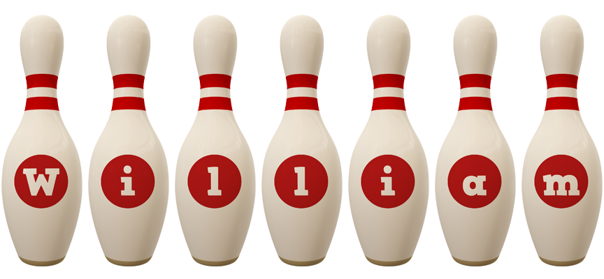 William bowling-pin logo