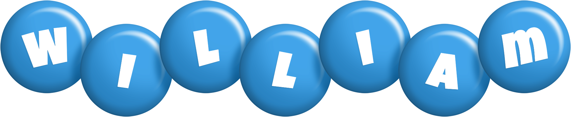 William candy-blue logo