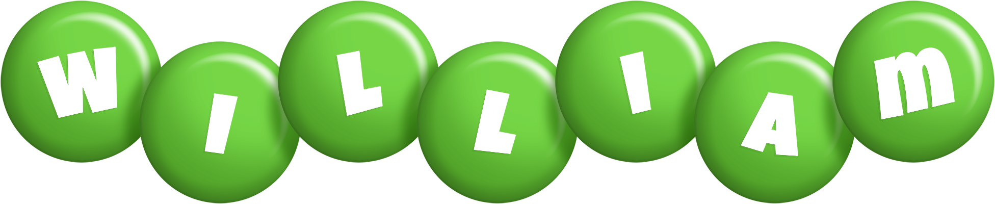 William candy-green logo