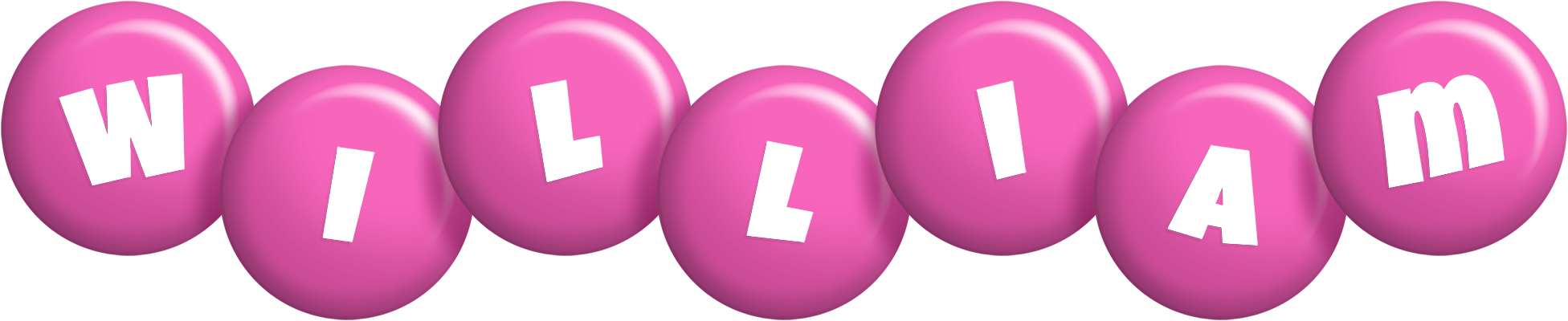 William candy-pink logo