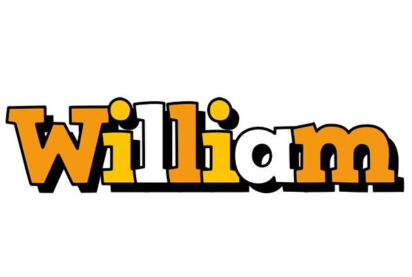 William cartoon logo