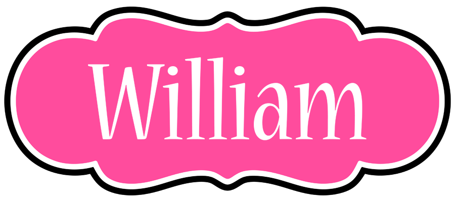 William invitation logo