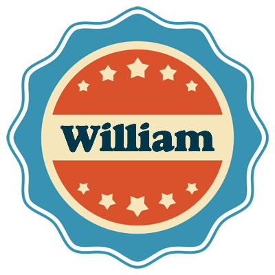 William labels logo