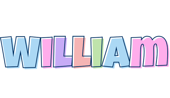 William pastel logo