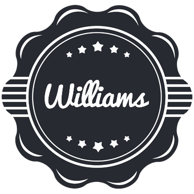 Williams badge logo