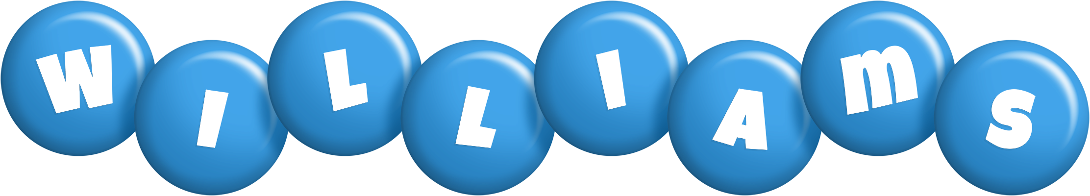 Williams candy-blue logo