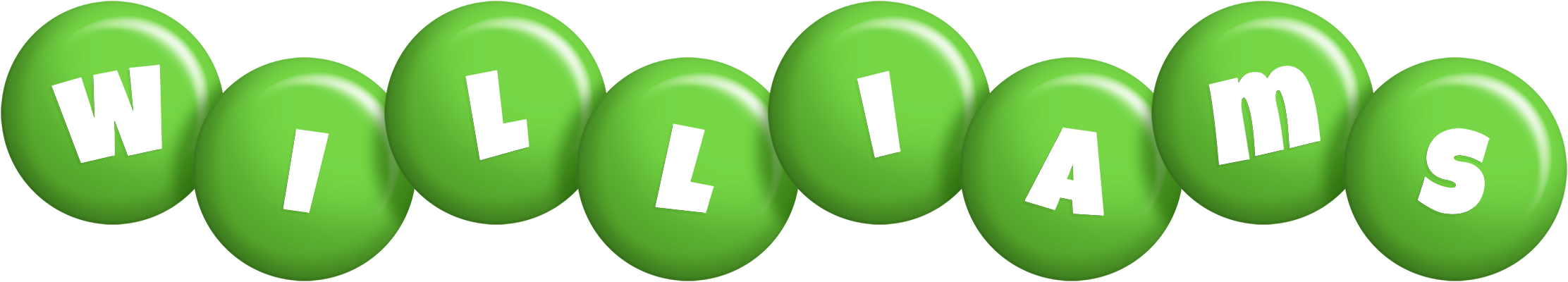 Williams candy-green logo