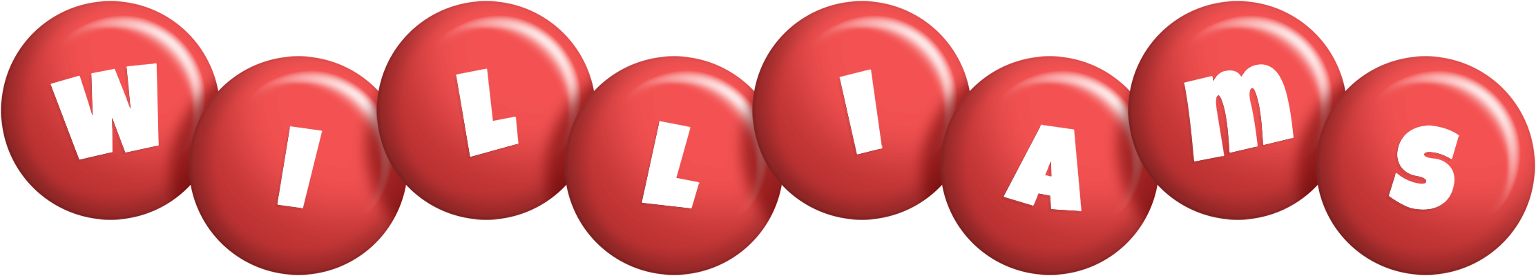 Williams candy-red logo