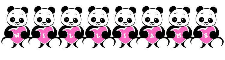 Williams love-panda logo