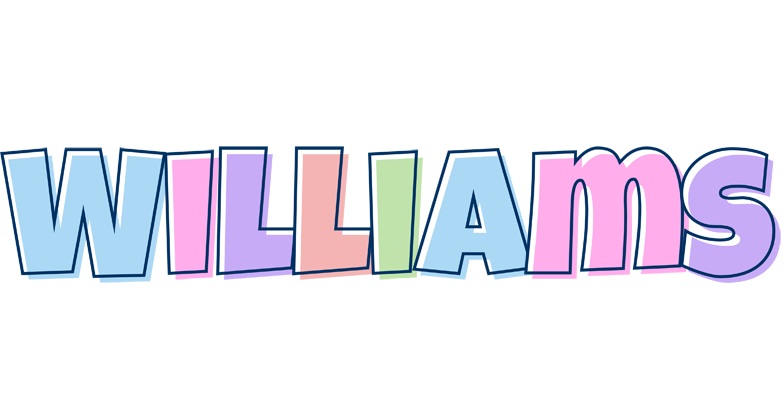 Williams pastel logo