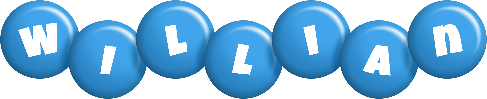 Willian candy-blue logo