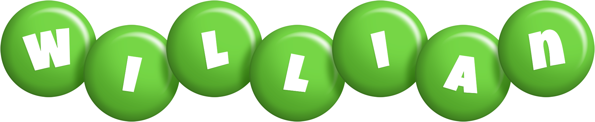Willian candy-green logo