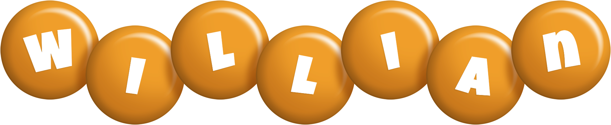 Willian candy-orange logo