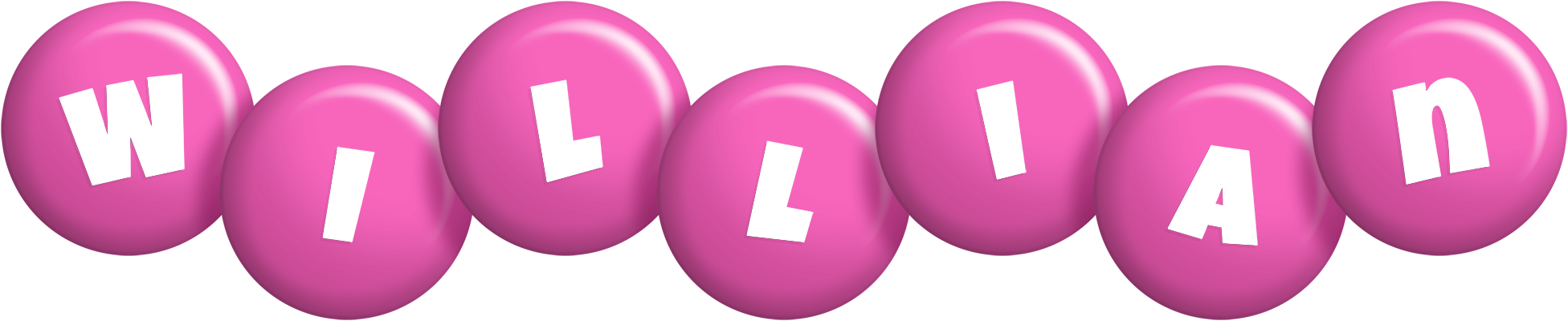 Willian candy-pink logo