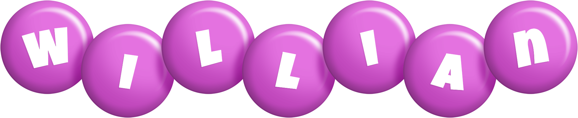 Willian candy-purple logo