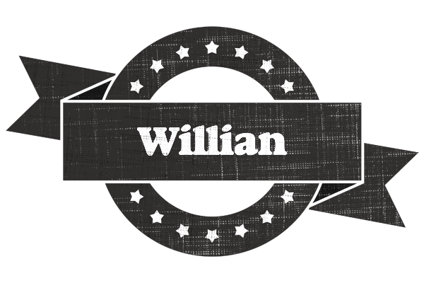 Willian grunge logo