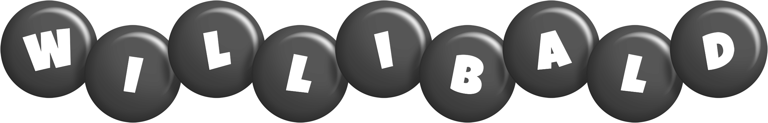 Willibald candy-black logo