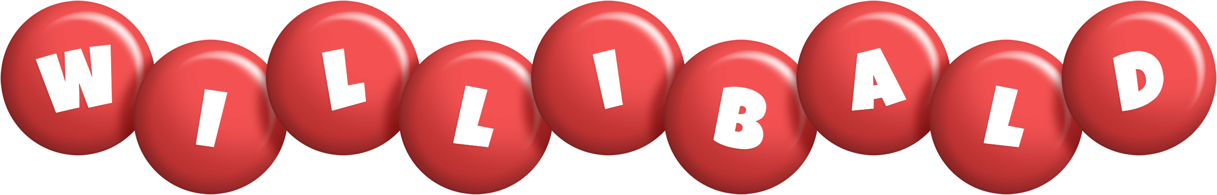 Willibald candy-red logo