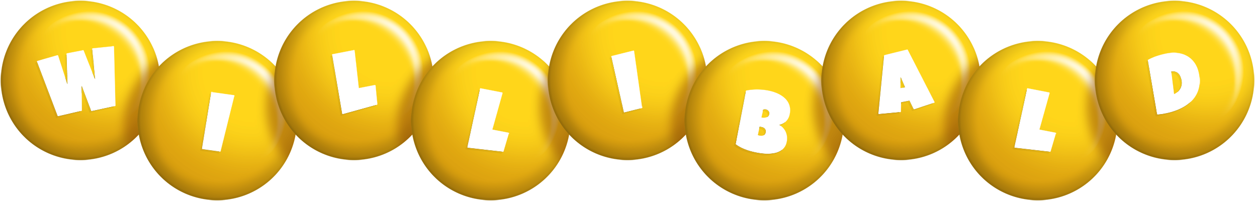 Willibald candy-yellow logo