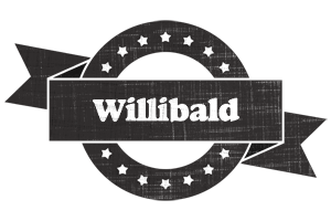 Willibald grunge logo