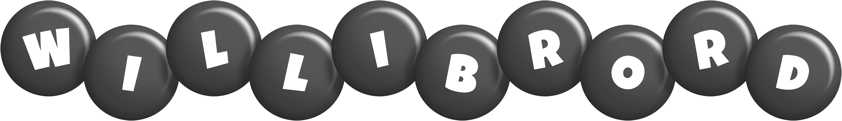 Willibrord candy-black logo