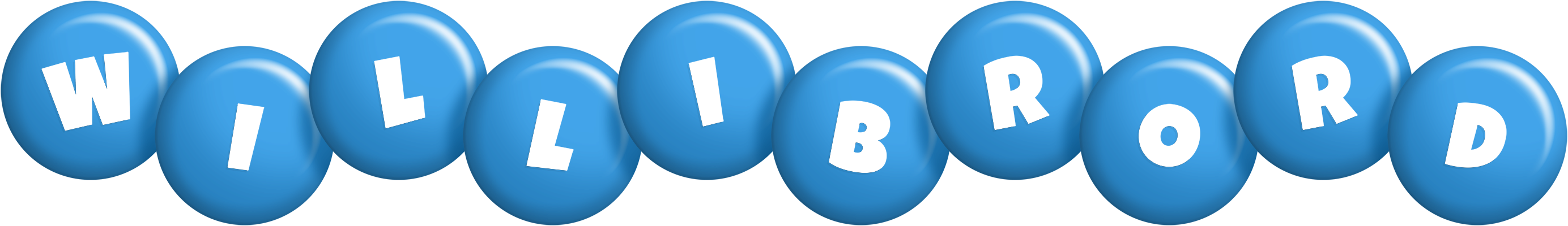 Willibrord candy-blue logo
