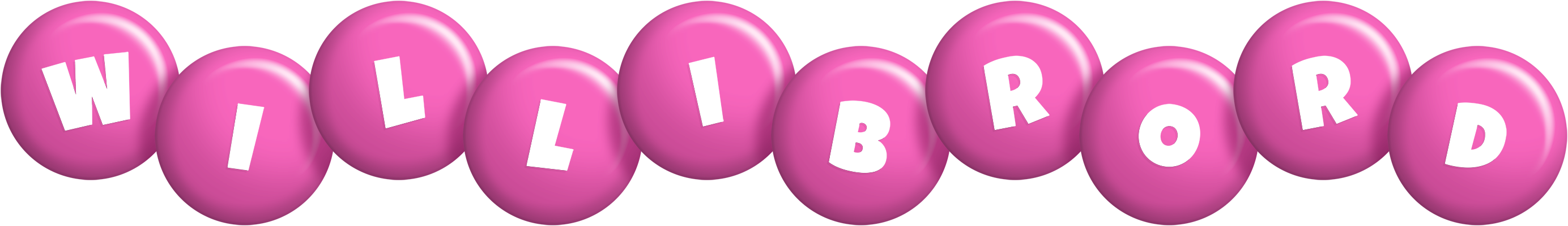 Willibrord candy-pink logo