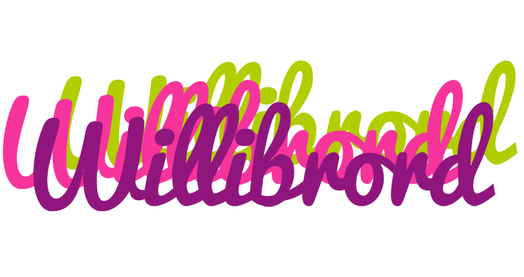 Willibrord flowers logo