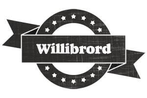 Willibrord grunge logo