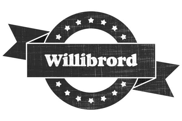 Willibrord grunge logo