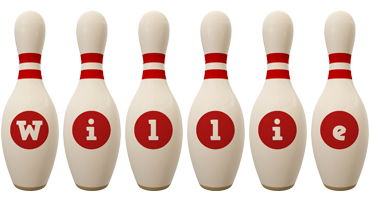 Willie bowling-pin logo